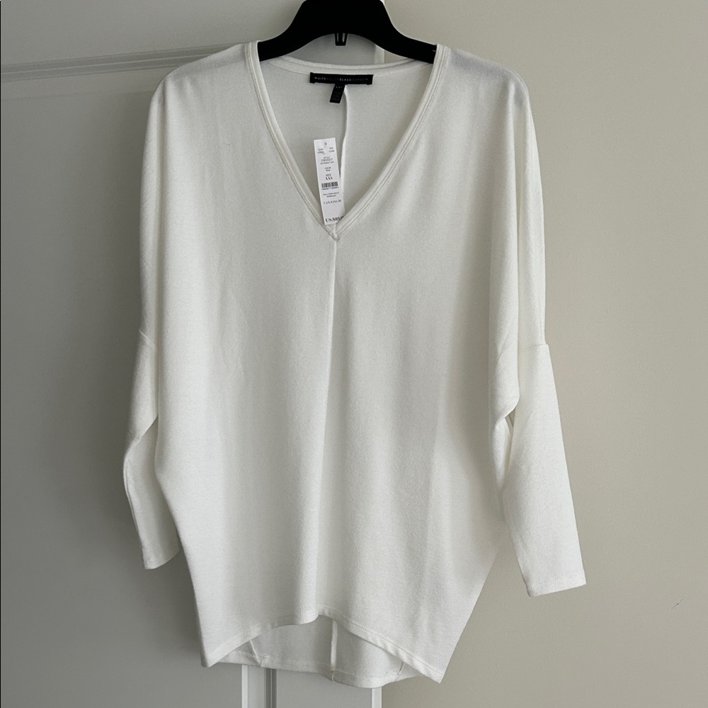 WHBM White Dolman Tunic. Size XXS